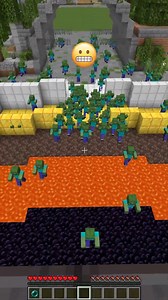 2.6K views · 26 reactions | Stopping Protected Zombies vs Base Emoji Reacton #minecraft #shorts #meme | Silvio Gamer 2.0 | Facebook