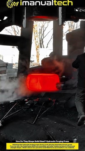 How Do They Shape Solid Steel? Hydraulic Forging Press