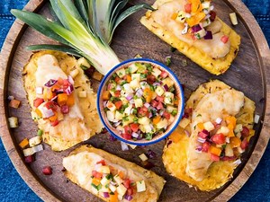 Grilled Fish and Pineapple