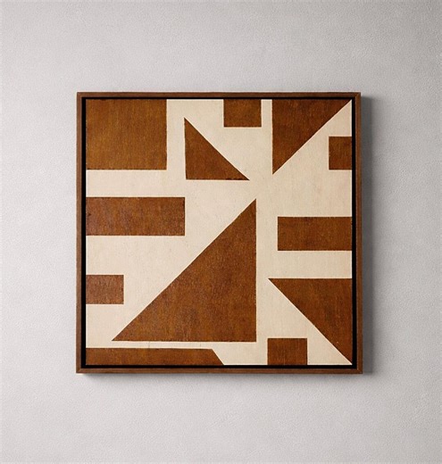 Modern Geometric Wood Wall Art - Etsy