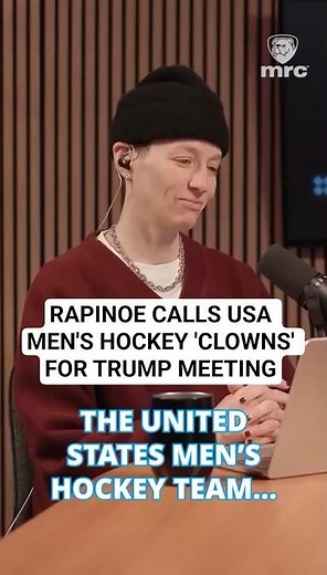 Megan Rapinoe BLASTS USA Men's Hockey For Trump Meeting
