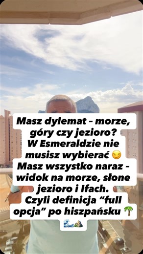 Widok na morze, słone jezioro i Ifach – czyli wszystko, co najlepsze w Calpe 💙 Apartament Esmeralda to idealne miejsce na poranną kawę z panoramą Costa Blanca 🌅☕ Plaża pod domem, baseny w zasięgu ręki, restauracje na wyciągnięcie… brzmi jak plan? #ilovecalp #calpe #costablanca #booknow #alicante #rent #españa #playa #wakacje #ferie #listopad #swieta #nowyrok | Ilovecalp
