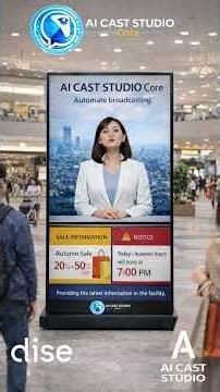 AI CAST STUDIO Core｜放送局を、自動化する。