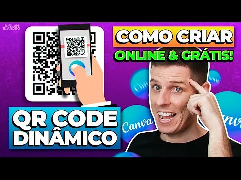 💥 Como criar um QR Code Grátis e EDITÁVEL usando o Canva?
