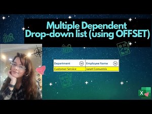 Multiple dependent drop-down list in Excel (using OFFSET)