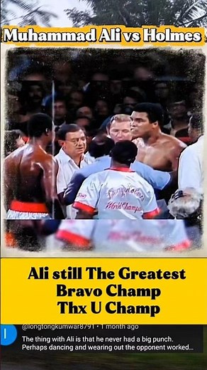 Muhammad Ali Loses by Holmes #fypシ゚viral #boxing #shorts #muhammadali #shortsfeed #new