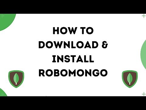 How to Download & install RoboMongo Or Robo 3T On Windows 10 | Introduction Robo 3T #mongodb#mongoDB