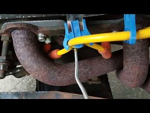 Exhaust headers set up