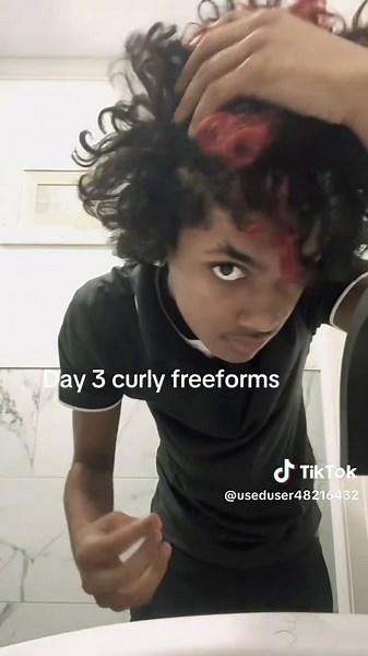 Freeform Dreads Journey: Day 3 Progress