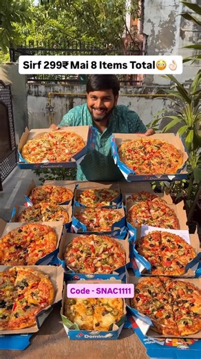 Vansh 🇮🇳🔱 on Instagram: "Is Diwali Khao Pizza Sirf 38₹ Mai🤯‼️ Free delivery 🚚 Add to cart 3 pizza mania onion 1 capsicum and red paprika with videshi hot sauce 2 veg parcel 2 cheesy dip Use my code SNAC1111 and get 33% off upto Rs200 on Orders above Rs399, (For new users) YUM1111 and get flat 120rs off on MOV Rs299(new users) MELT1111 and get 33% off upto Rs300 on orders above Rs499, for new users BITE1111 and get Rs100 off on orders above Rs249, for new users FREE1111 - get garlic bread fr