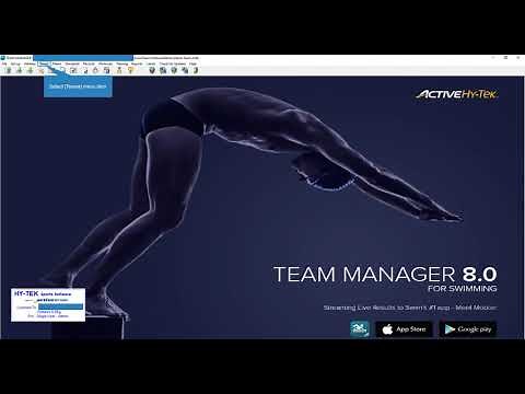 Hy-Tek Team Manager - Setting Up Your Team