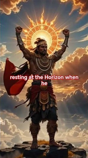 The Giant Who Carries the Sun | Myth Story #MythStory #SunGod #FantasyShorts