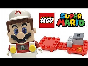 LEGO Super Mario Fire Mario Power-Up Pack review! 2020 set 71370!