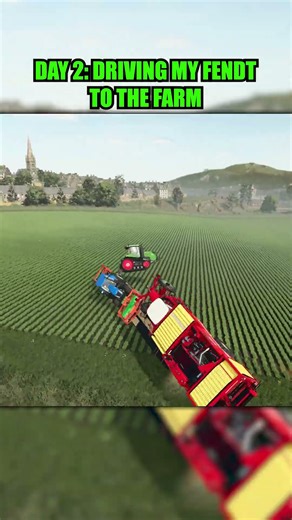 Day 2 Driving My Fendt To The Farm