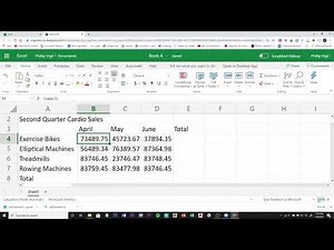 Excel 1A Instructions