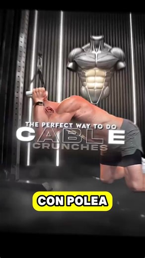 Cómo hacer abdominales en polea correctamente