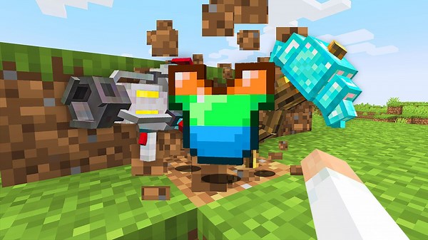 Minecraft, but there are modded drops