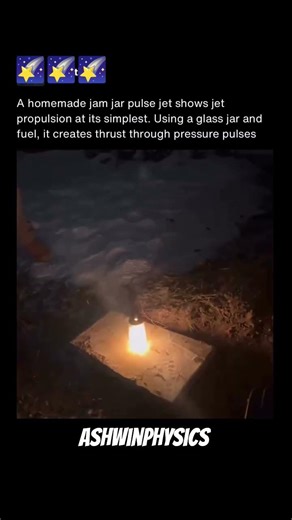 Home made pulse jet propulsion experiment 🔥 #shorts #science #physicsexperiments #physics