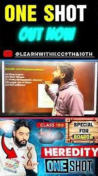 Heredity and evolution Class 10 In One Shot | NCERT Covered | Special For Boards |