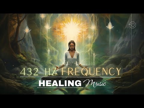 432 Hz Full Body Healing Frequency Music + Nature, Piano & Water Sounds