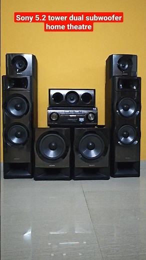 sony muteki 5.2 home theatre tower speaker