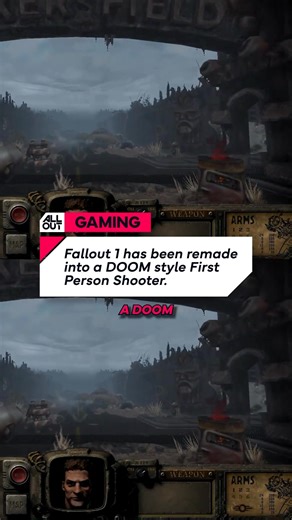 Fallout 1 is now an FPS game #fallout #bethesda #gaming #gamingnews #gamer #gameplayplay #doom | Mirror Gaming