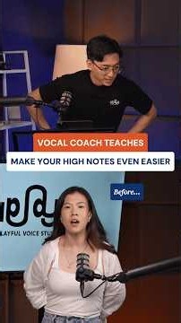SING EASY HIGH NOTES! #vocalcoach #shorts