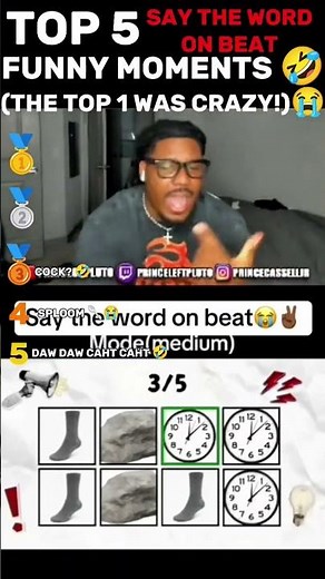 🎵Ranking The Funniest Say The Word On Beat Funny Moments! 🤣