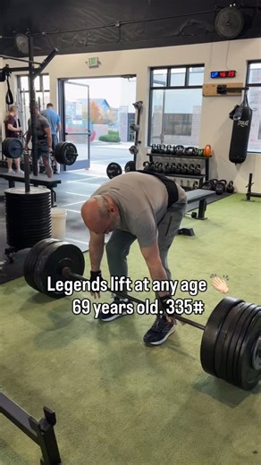 Our Training Ground crew keeps raising the bar — literally. 💪🏻 This 69-year-old powerhouse shows that dedication, consistency, and grit never retire. 🔥 #335 #deadlift #ageisjustanumber #strong #strength #staygrounded #trainingground | The Training Ground Gym