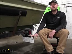 Trailer License Plate Mount Bracket, Angled, Rust Proof Polymer Spec Review