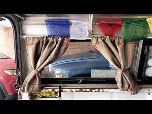 DIY Camper shell curtains