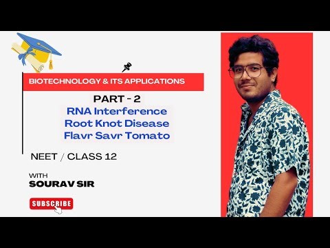 Biotechnology & Its Applications 02 | Gene Silencing | RNA Interference | Flavr Savr Tomato