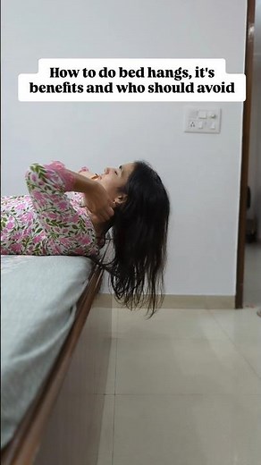 🧩 Did you know? This simple head-hanging technique can improve posture and neck health.#neckstretch