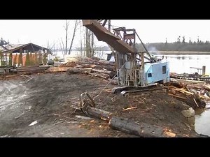 1958 American Log loader Working