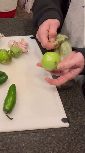 These tomatillos need to be prepped!
