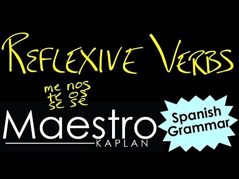 REFLEXIVE VERBS: How to use (conjugate) them in Spanish