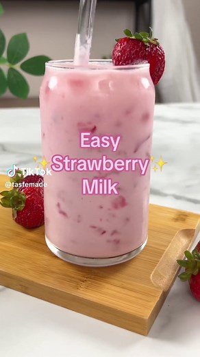 Refreshing Homemade Strawberry Milk Recipe