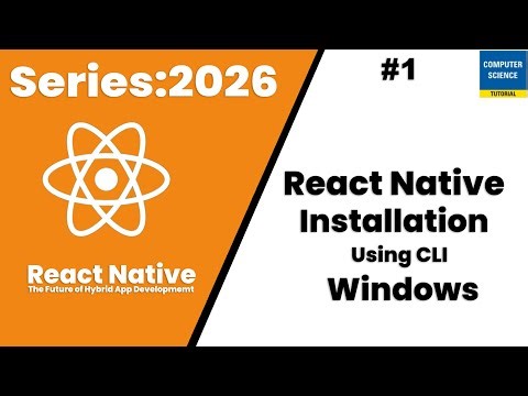 React Native Installation on Windows | Step-by-Step Guide 2026