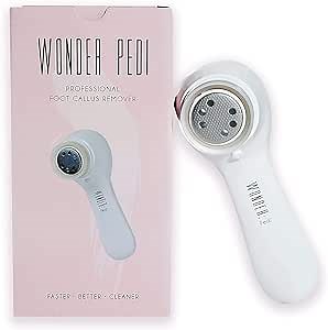 Electric Callus Remover Electronic Foot File to Shave Hard Cracked Dead Skin Professional Pedicure Tool Foot Care by Wonder Pedi (Callus Remover)