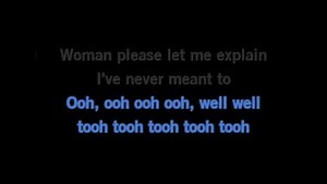 Karaoke Woman - John Lennon - CDG, MP4, KFN - Karaoke Version