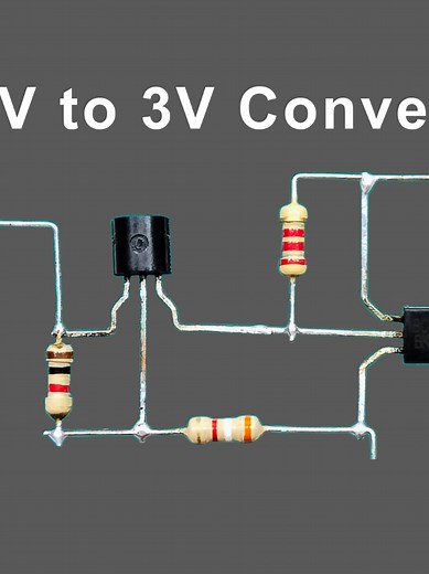 DIY 12V to 3V DC to DC Converter