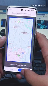 78K views · 1K reactions | Use #googlemaps offline like a pro! . #technology #howto #tips #offline | Techlusive | Facebook