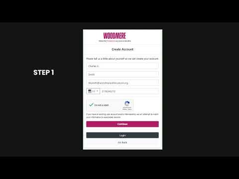 Woodmere Account Creation