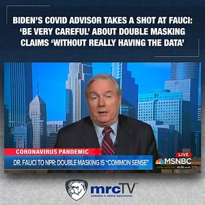 74K views · 639 reactions | So... which is it? One of the Biden administration's COVID advisors is now warning AGAINST the idea of double masking. | MRCTV | Facebook