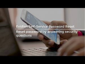 Evidian Self Service Password Reset - Reset password by answering security quest