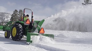 How to Use a Tractor-Powered Snowblower -- John Deere