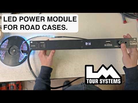 LED Lights & Rack Mount Controller For Road Cases | LM Tour Systems