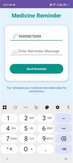 medicine reminder in health care app #androidstudio #java #viral