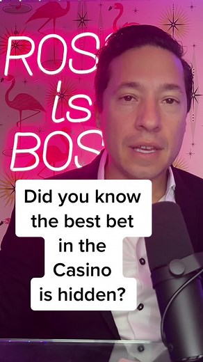 Did you know the best bet in the Casino is hidden? Do you know what it is? #lasvegas #casino #craps #oddsbet #rossisboss