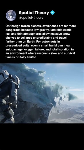 Avalanche on an Alien World